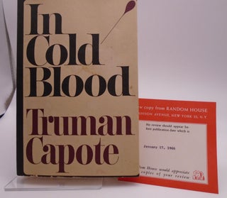 Item #1222 In Cold Blood. Truman Capote