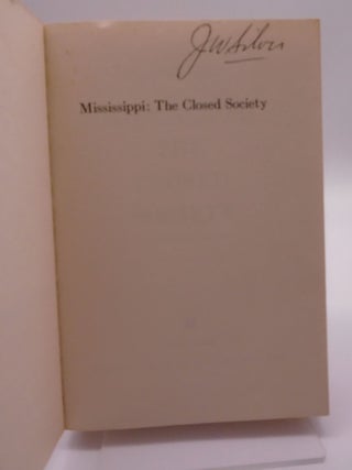 Mississippi: The Closed Society