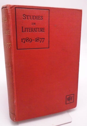Item #2270 Studies in Literature. Edward Dowden