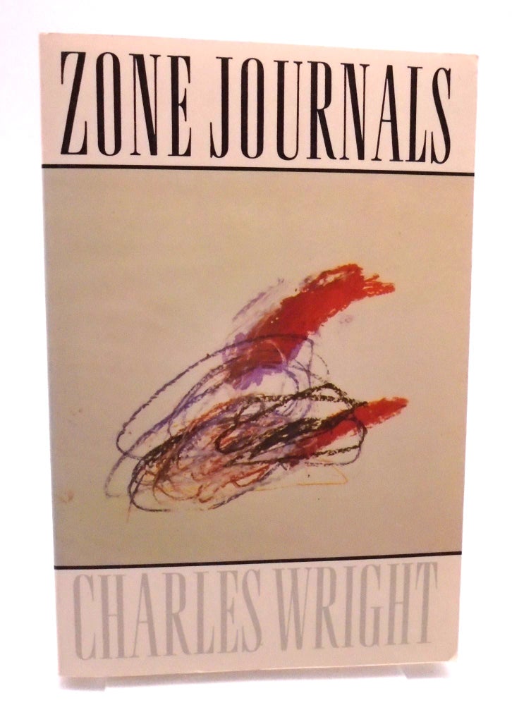 Item #2965 Zone Journals. Charles Wright.