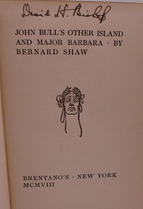 John Bull's Other Island and Major Barbara