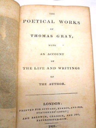 The Selector: Containing the Works of Thomas Gray, Oliver Goldsmith, William Falconer, and William Somerville