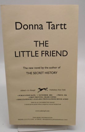 Item #3098 The Little Friend. Donna Tartt