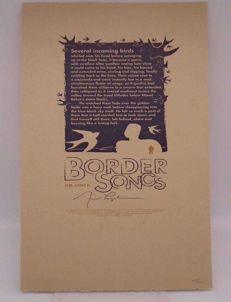 Item #3110 Border Songs. Jim Lynch.