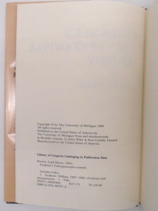 Faulkner's Yoknapatawpha Comedy