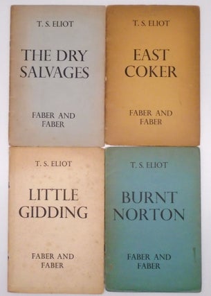 Item #3438 The Dry Salvages East Coker Little Gidding Burnt Norton. T S. Eliot