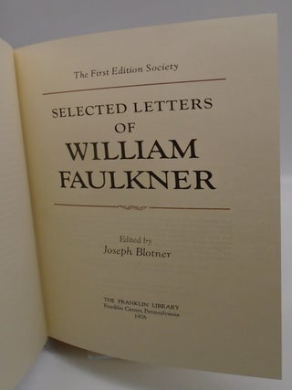 Selected Letters of William Faulkner