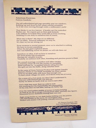 American Exercises. Patricia Goedicke.