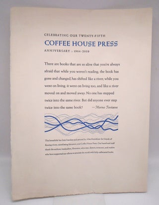 Item #369 Coffee House Press. Marina Tsvetaeva