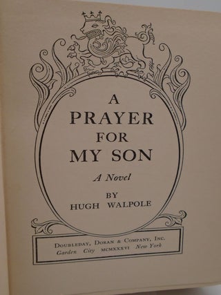 A Prayer for My Son