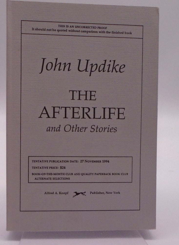 Item #84 The Afterlife and Other Stories. John Updike.